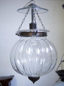Lampe - klares Glas - 1930